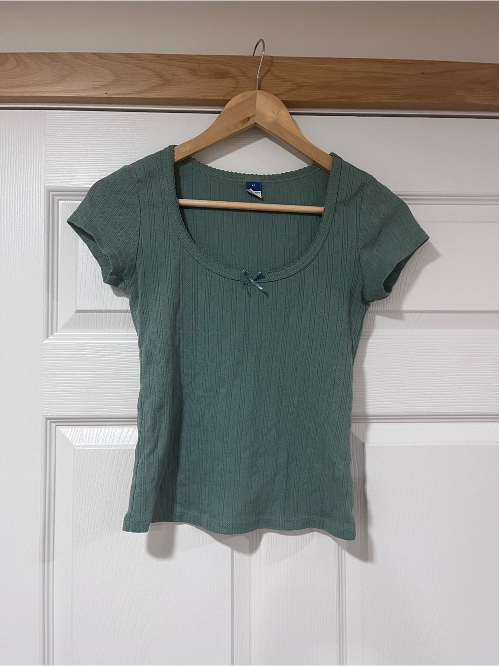 NWOT 100% Cotton Pointelle Tee